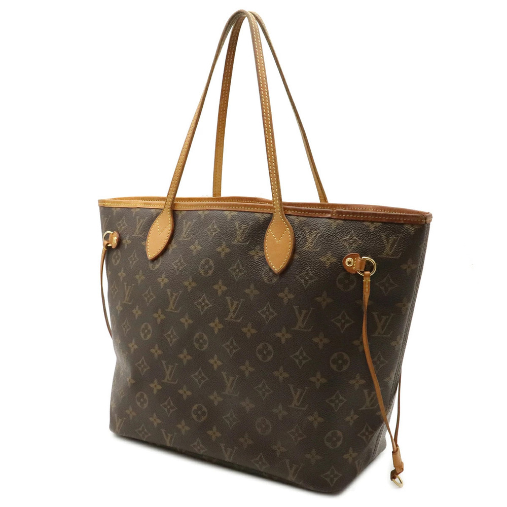 Louis Vuitton Shoulder Neverfull Monogram Bag Tote Brown